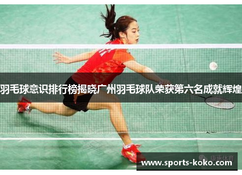 羽毛球意识排行榜揭晓广州羽毛球队荣获第六名成就辉煌